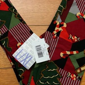 BNWT LuLaRoe vintage holiday leggings Kids L/XL
